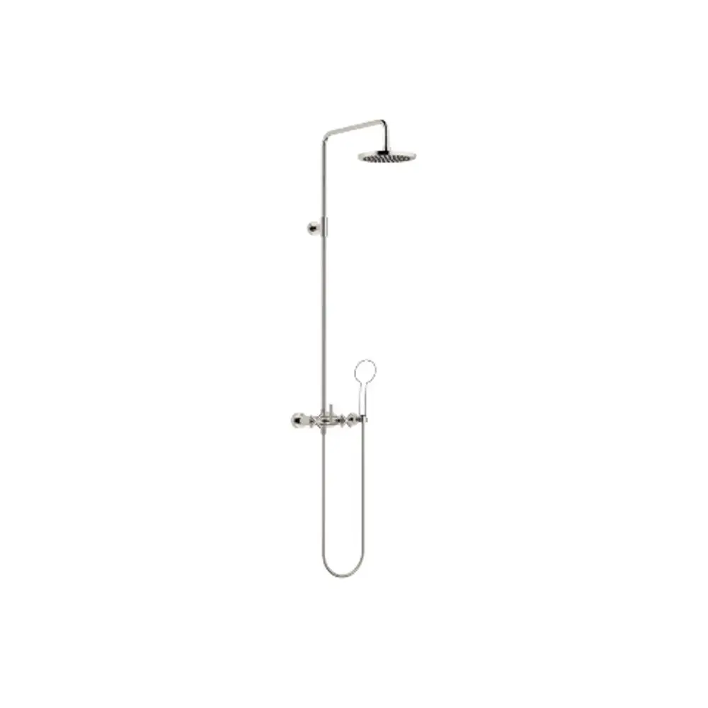 Dornbracht-TARA.-Shower Pipe-Ausladung 420mm-platin, 26633892-08 Galeriebild 1